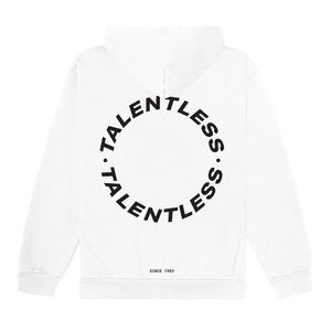 Talentless MEDIUM White Circle Logo Hoodie